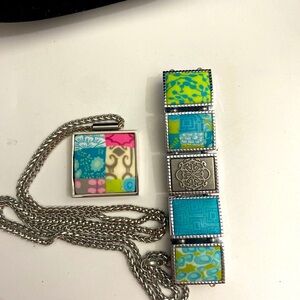 Jilzarah Premium Clay Necklace and Bracelet Set